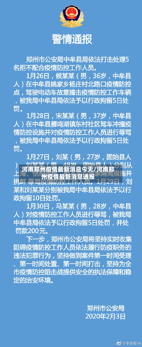 河南郑州疫情最新消息今天/河南郑州疫情最新消息通报