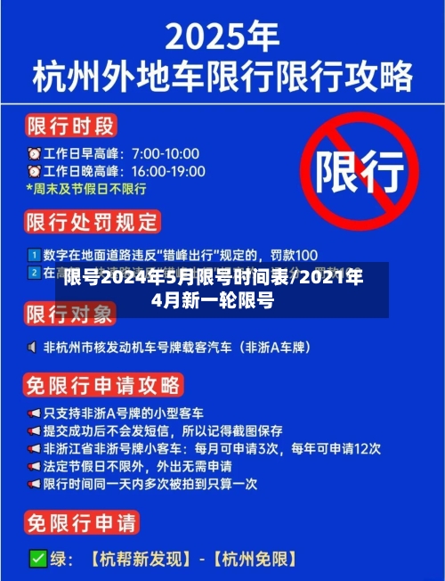 限号2024年5月限号时间表/2021年4月新一轮限号-第3张图片